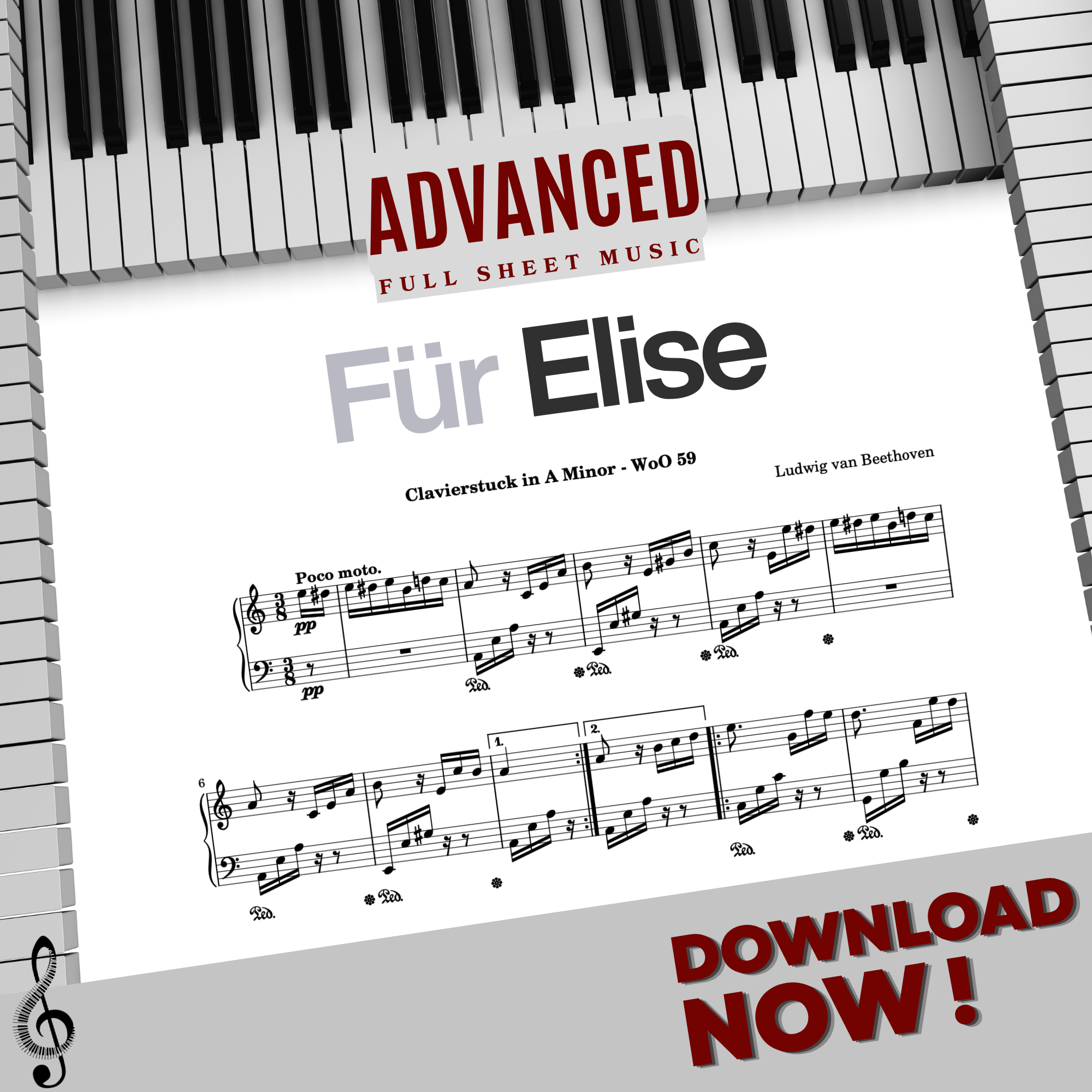 Für Elise Piano Sheet Music